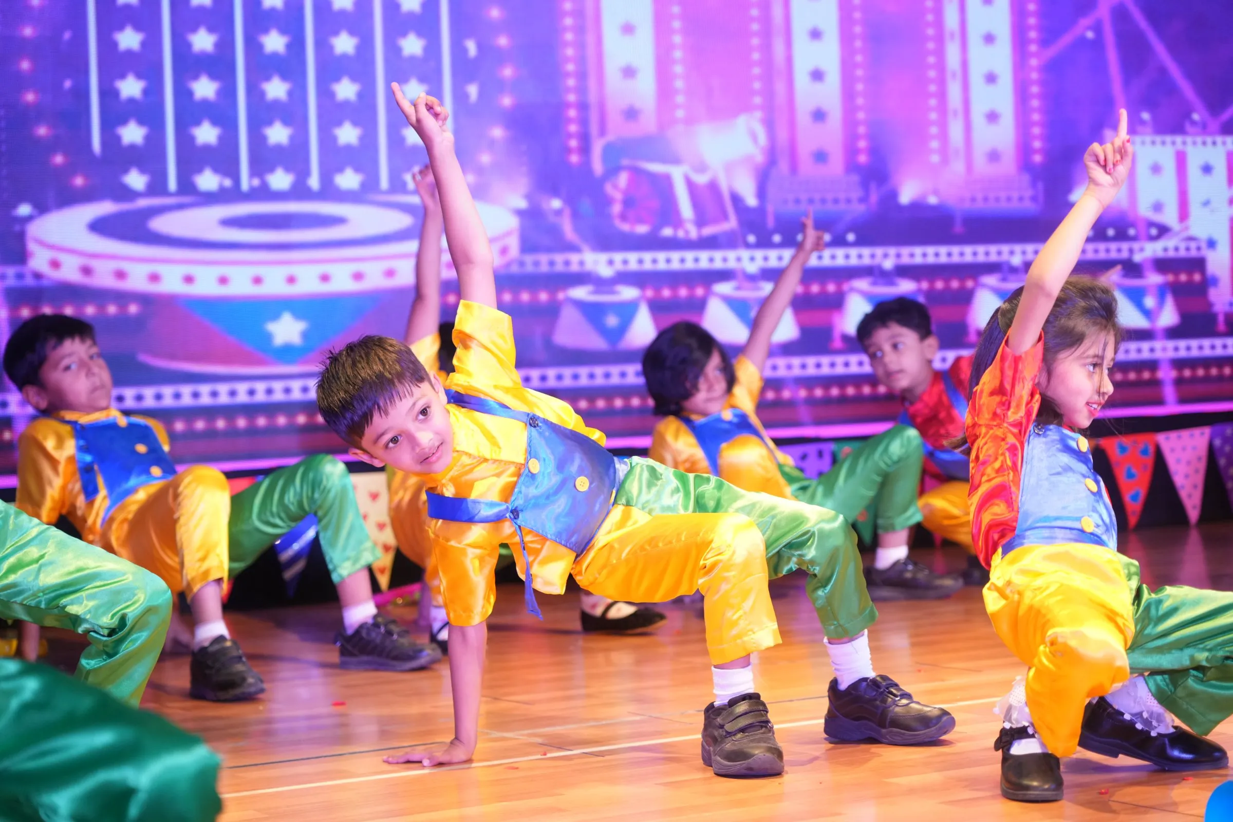 Children showing Floor Dance